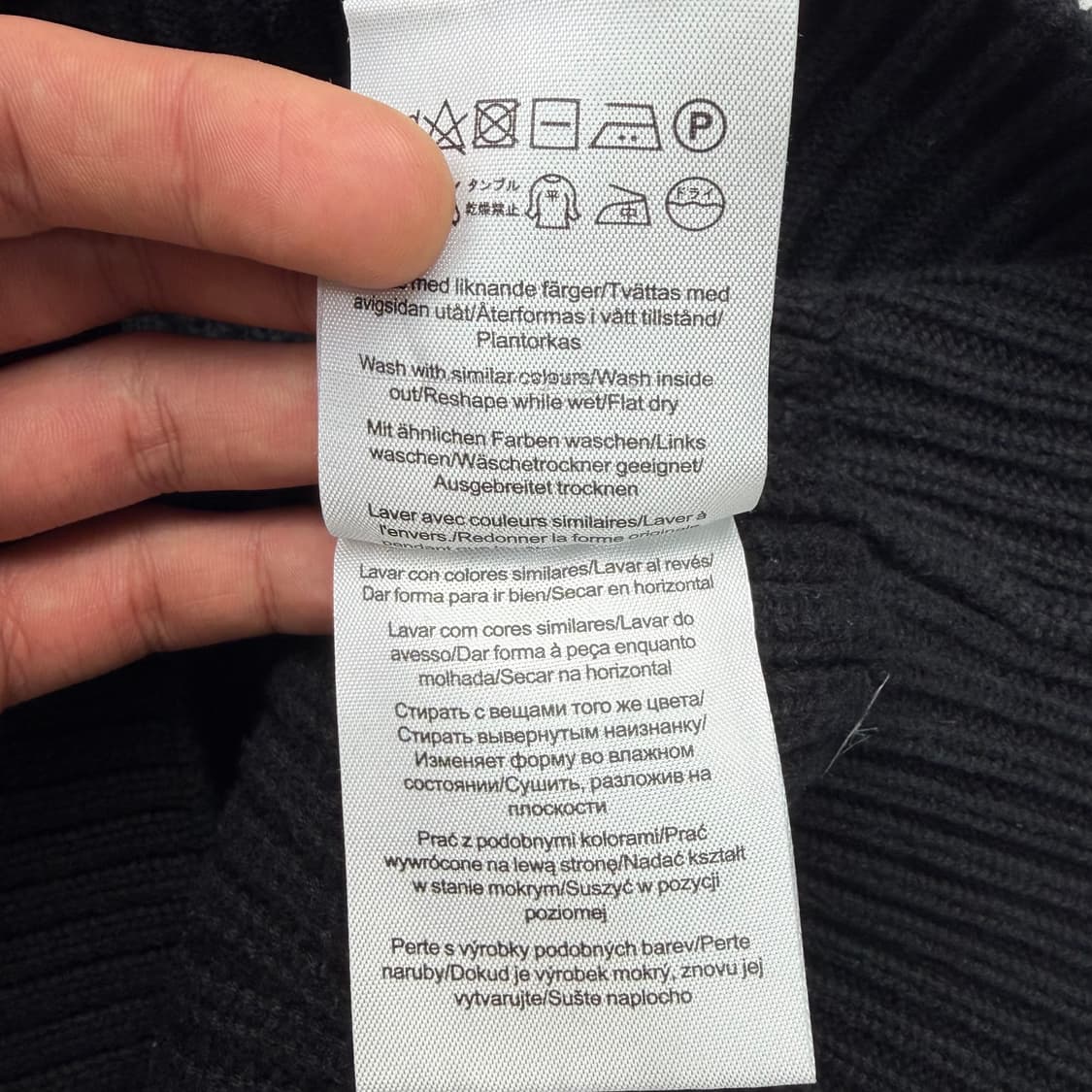 피크 퍼포먼스 블랙 투웨이 니트 집업 XL 상품이미지9