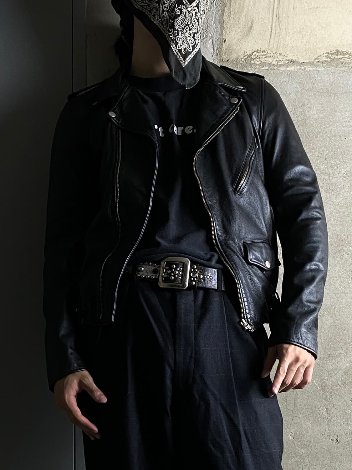 빈티지 레더 라이더 자켓 남자 라이더 소가죽 라이더 상품이미지10