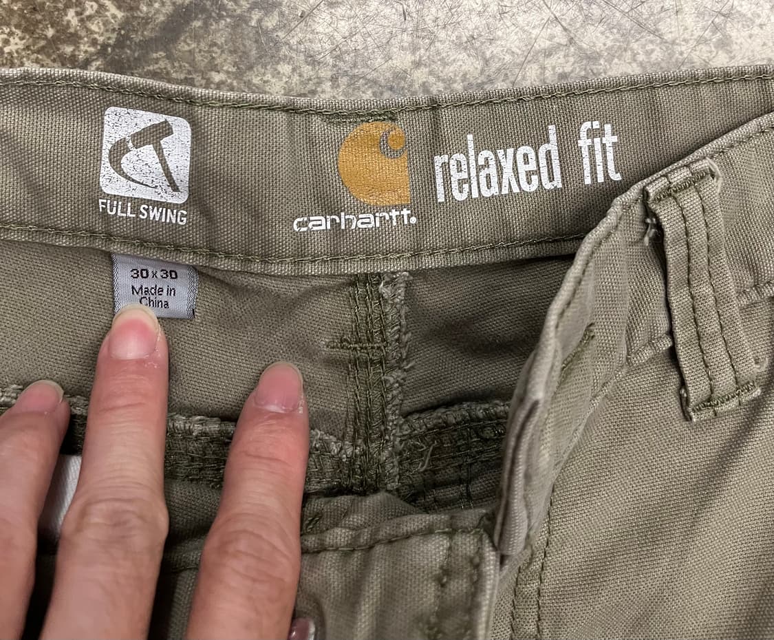 칼하트 카펜터 싱글니 팬츠 상품이미지9
