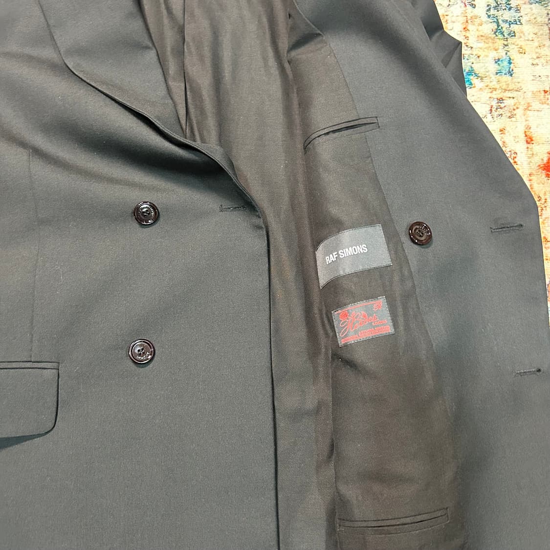 [44] RAF SIMONS 19AW 히든 버튼 블레이저 상품이미지5