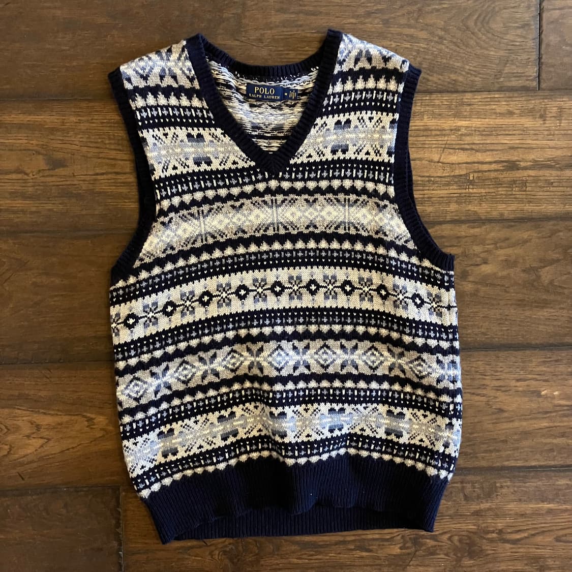 폴로 랄프로렌 페어아일 베스트 M 상품이미지1