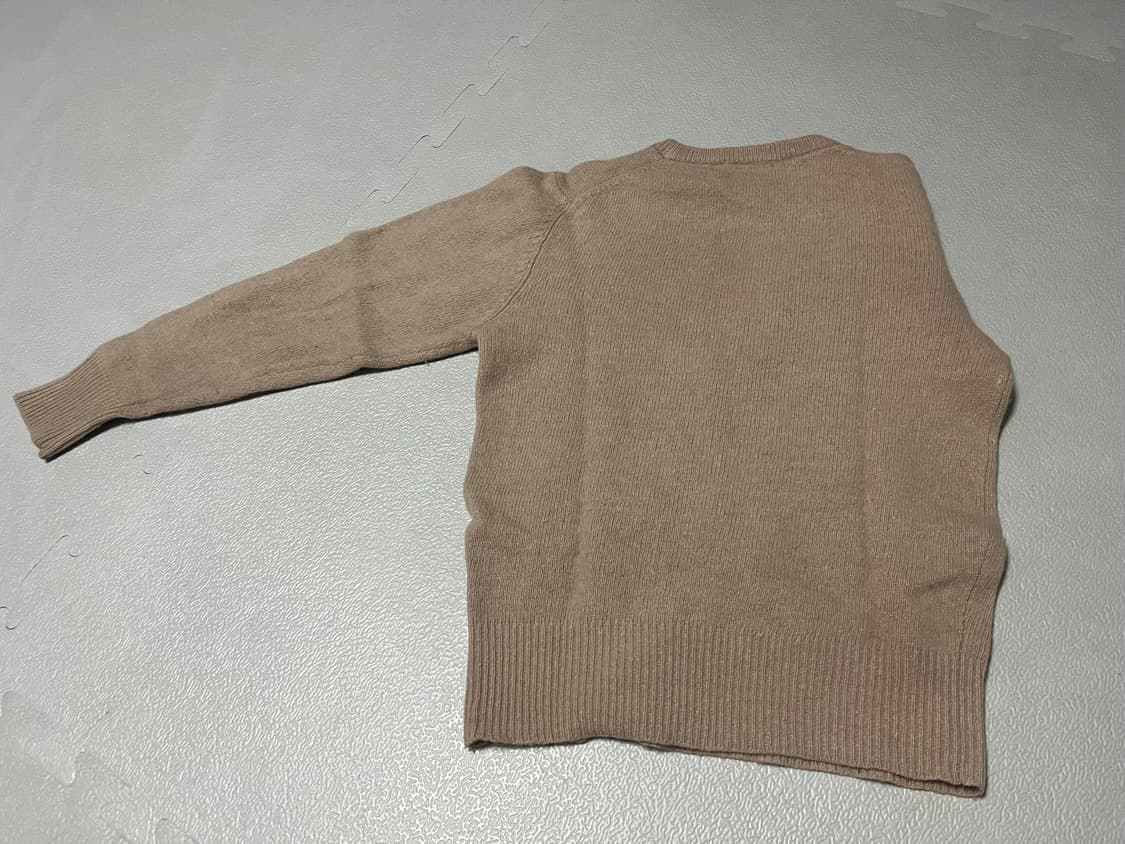 라운드 회핑크베이지 니트 상품이미지2