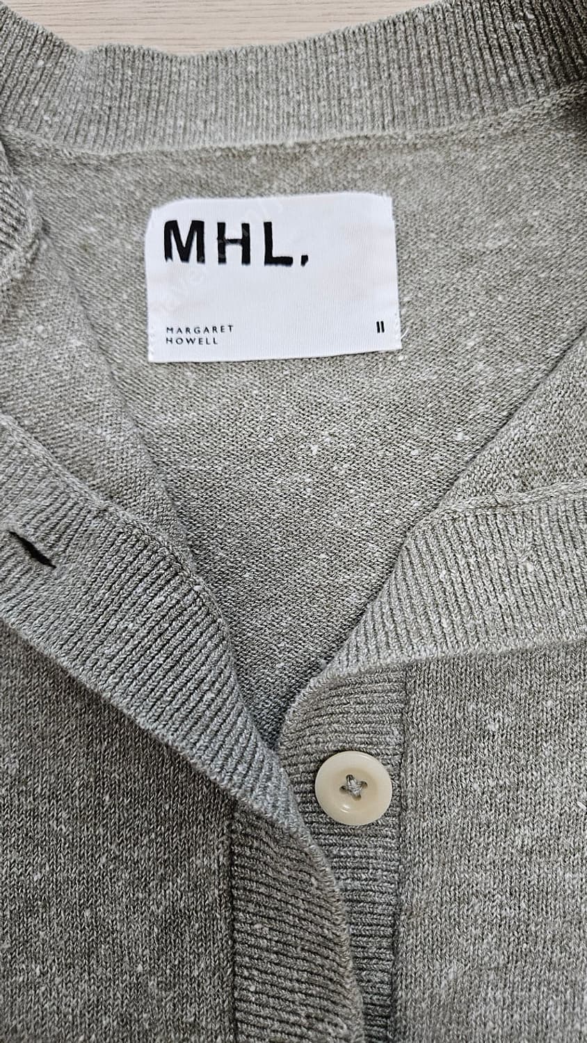 MHL 마가렛호웰 멜란지 그린 가디건 새상품 상품이미지6