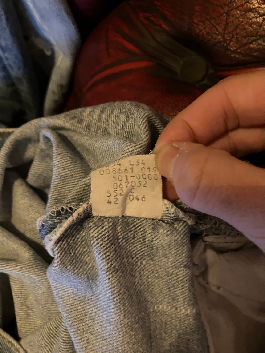 80s USA 빈티지 리바이스 501 데님 팬츠 상품이미지6