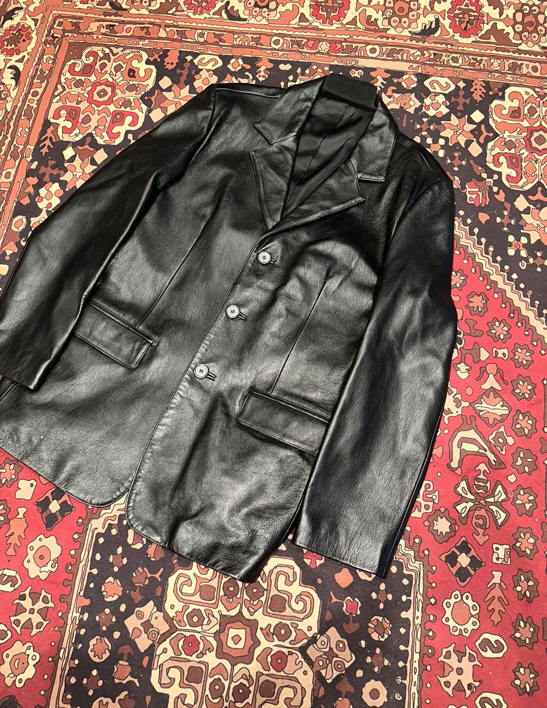 ( L-XL ) 가죽자켓 레더자켓 가죽블레이저 가죽카코트 양가죽 상품이미지2