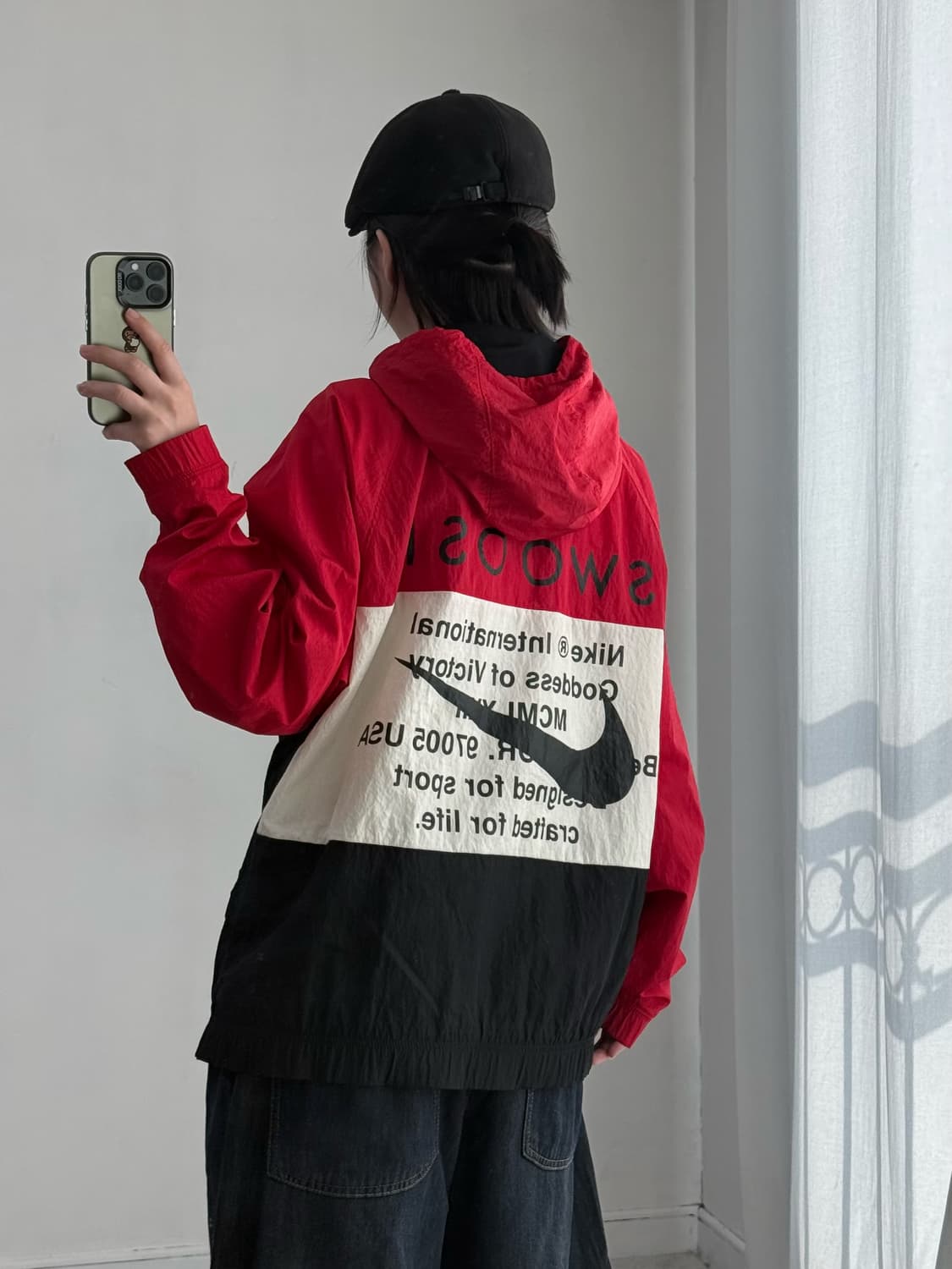 나이키 더블 스우시 빅로고 바람막이 상품이미지2