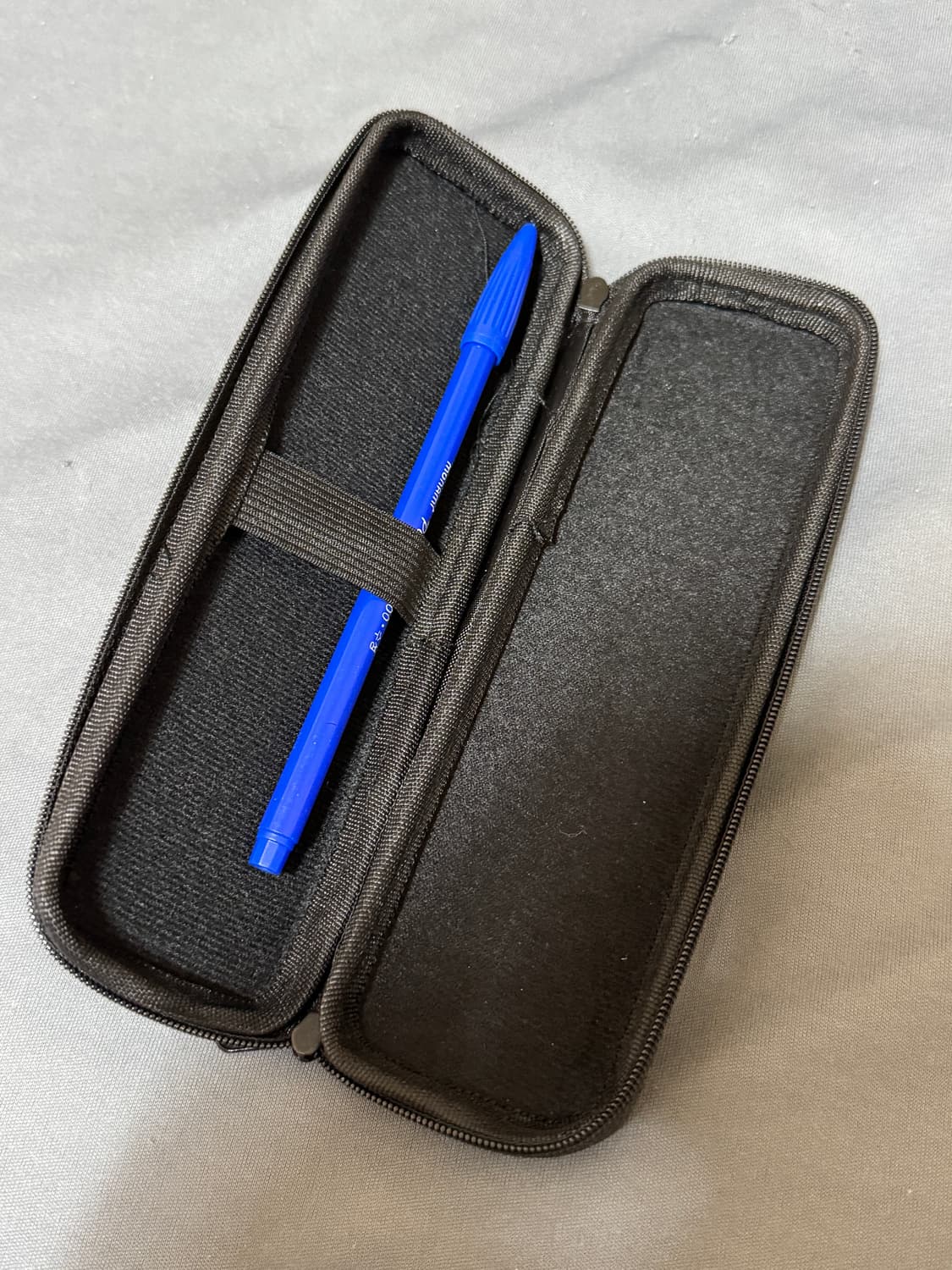 블랙 패턴 지퍼 파우치 필통 케이스 (새거) 상품이미지2