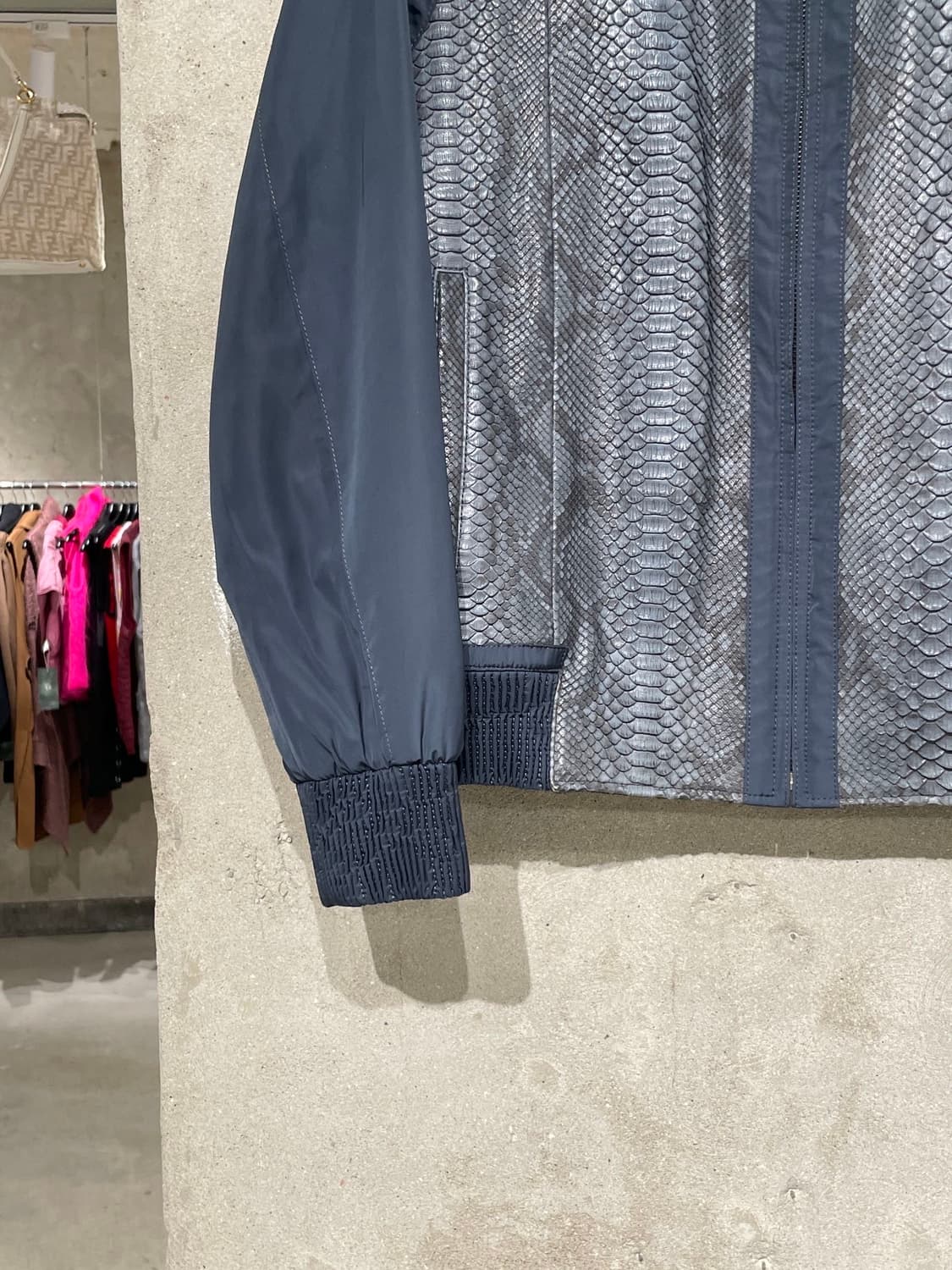 빨질레리 네이비 쉽 레더 에피더미스 블루종 자켓 상품이미지4