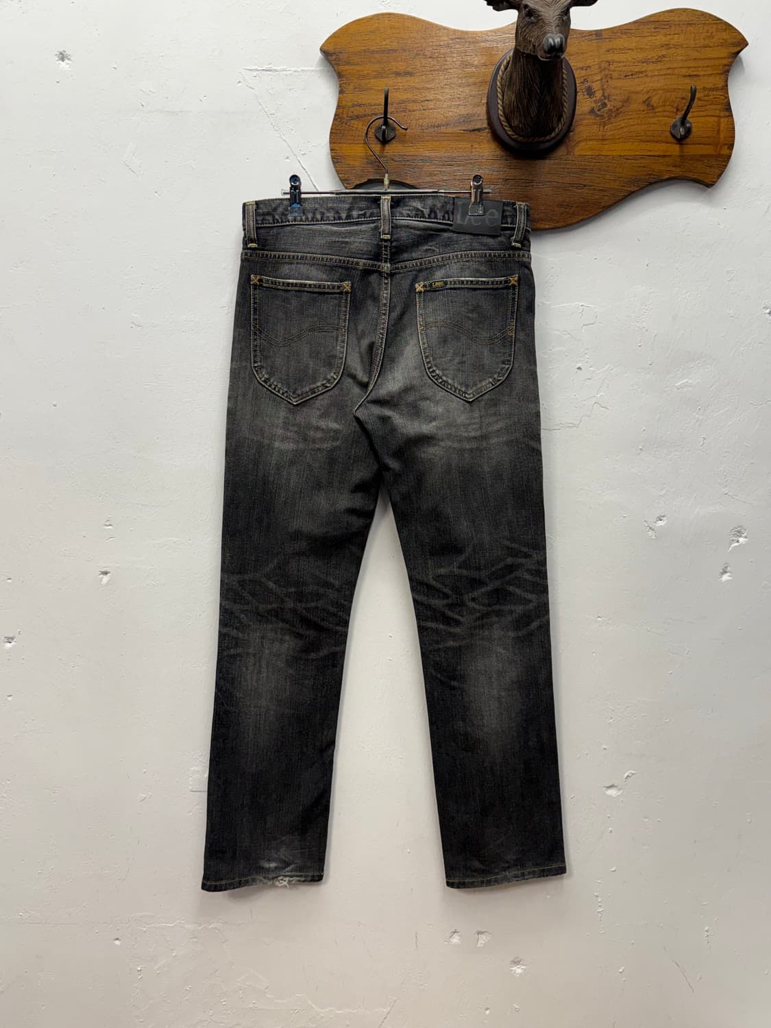 Lee Riders Black Straight Denim Pants 상품이미지4