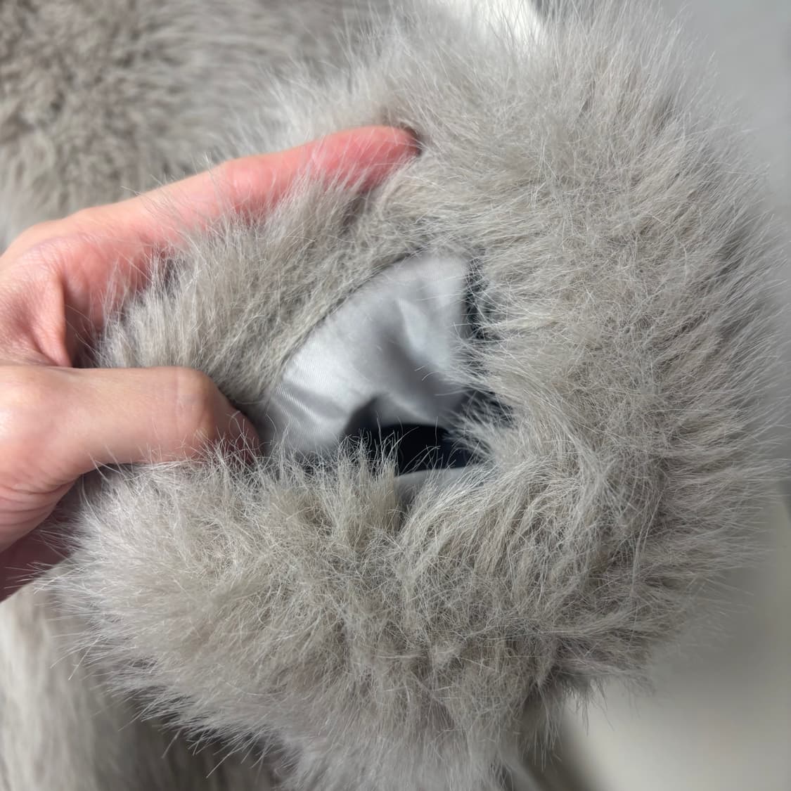 휘 퍼자켓 fur jacket  상품이미지5