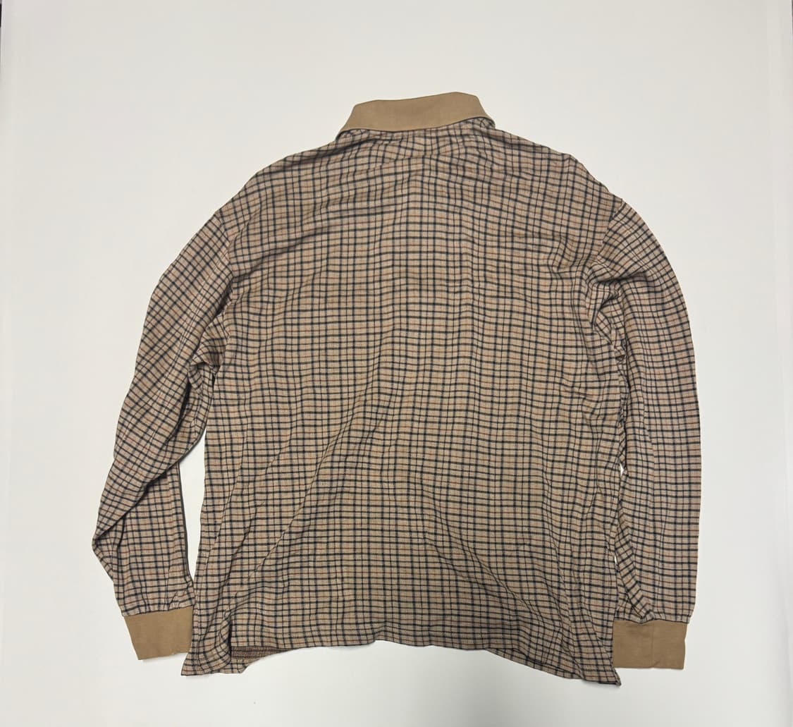 닥스 daks 시그니처 체크 긴팔 카라티 L 상품이미지2