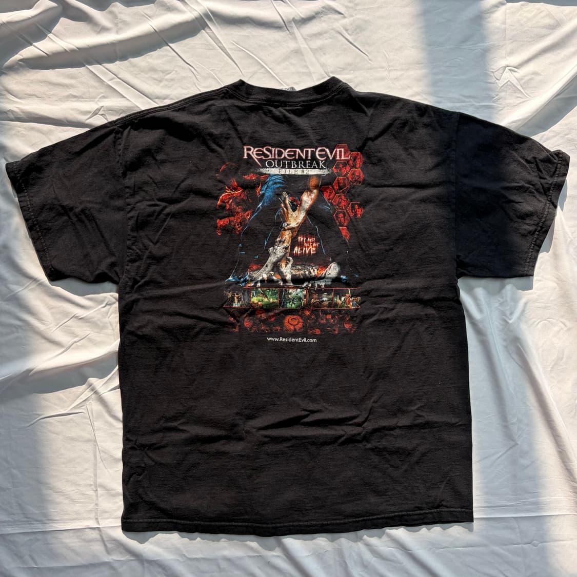 [XL] 00s 빈티지 레지던트 이블 게임 티셔츠 상품이미지1