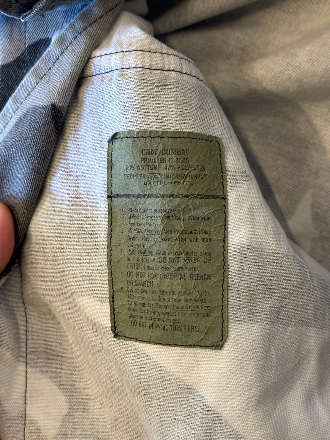 90s propper military shirts L 상품이미지5