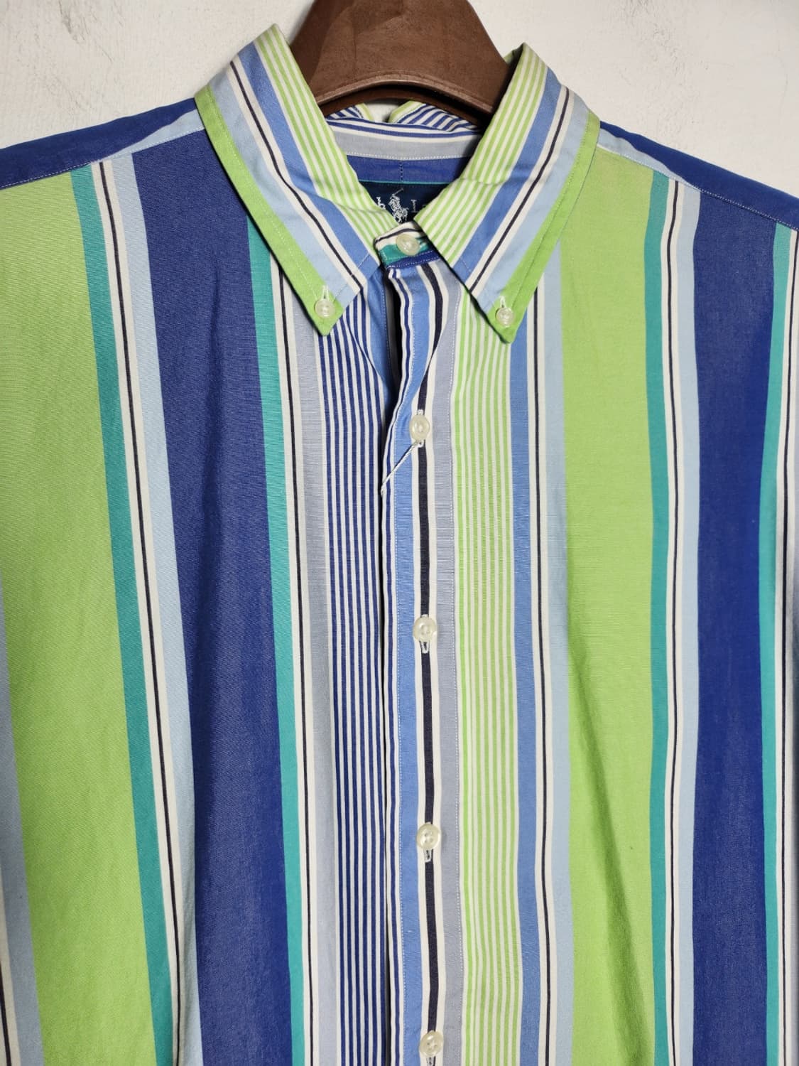 M 폴로 랄프로렌 멀티컬러 스트라이프 셔츠 상품이미지3