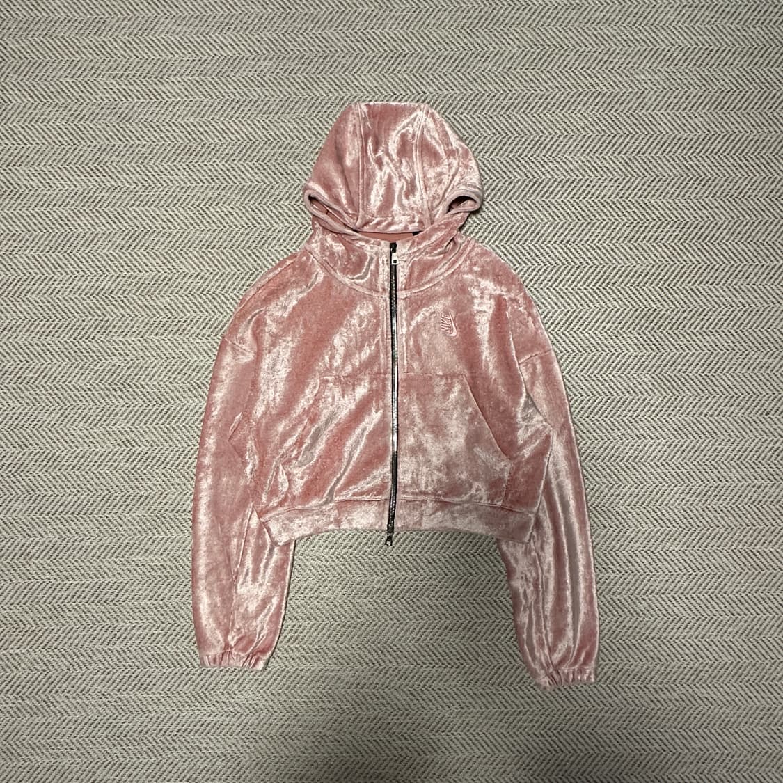 NIKE nrg essentials velour zip hoodie 상품이미지1