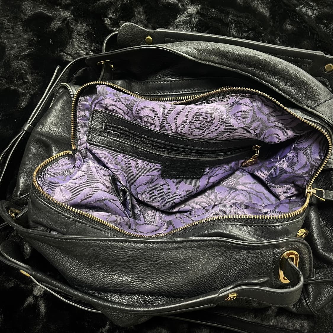 Anna sui 안나수이 레더 숄더백 크로스백 갸루 보부상 상품이미지3