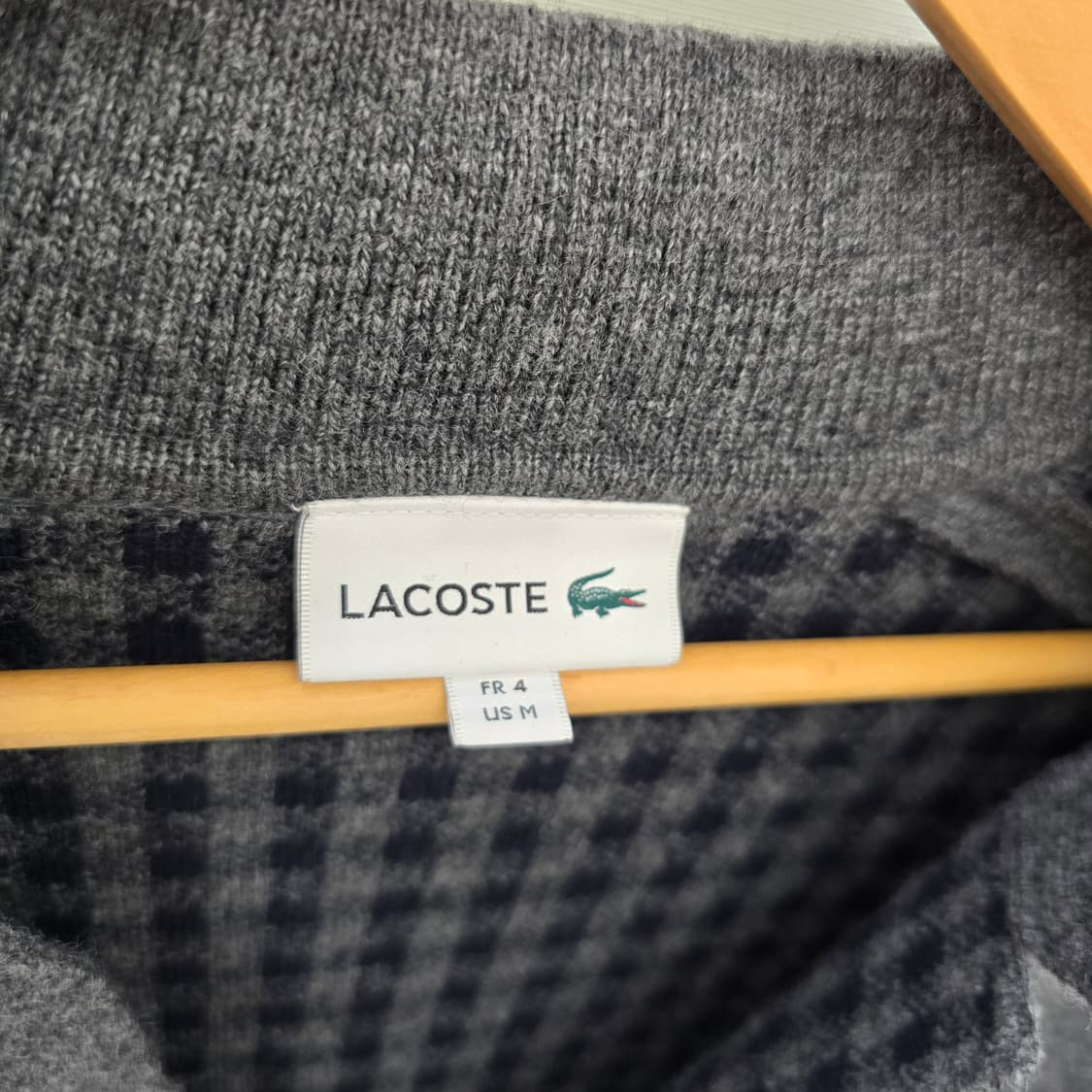 라코스테 차콜 그레이 가디건 상품이미지4