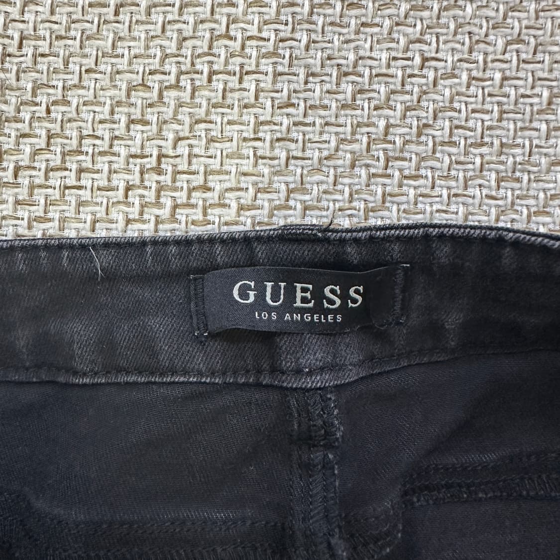 70 게스 블랙 진 부츠컷 팬츠 0401D 상품이미지2