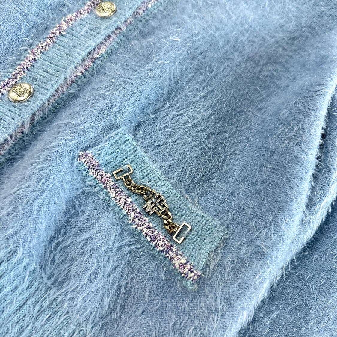 타임 TIME 23 헤어리 니트 가디건 상품이미지3