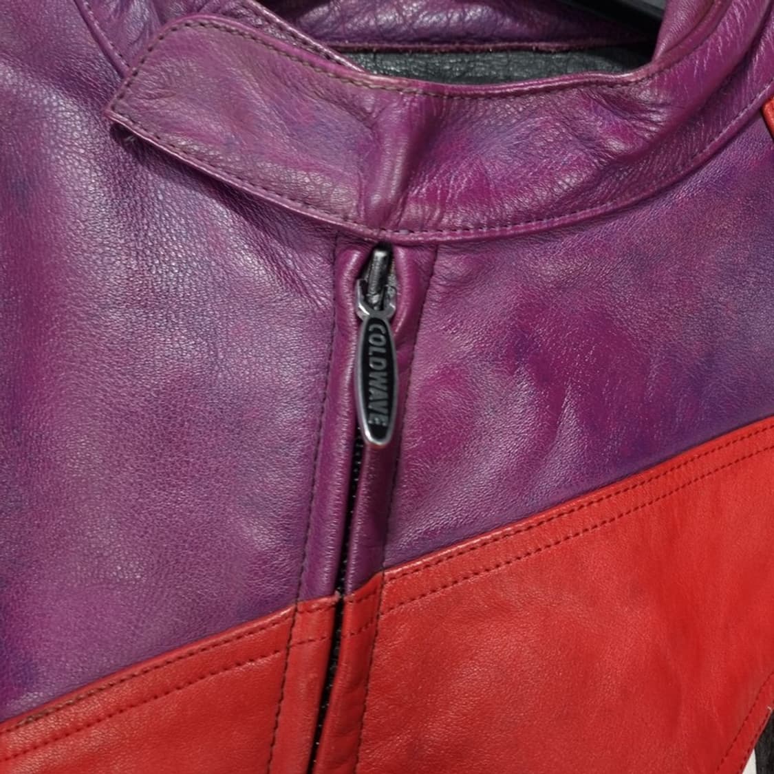 아메리칸빈티지 리얼 카우 레더 바이커 레이싱 가죽 자켓 M16558 상품이미지5