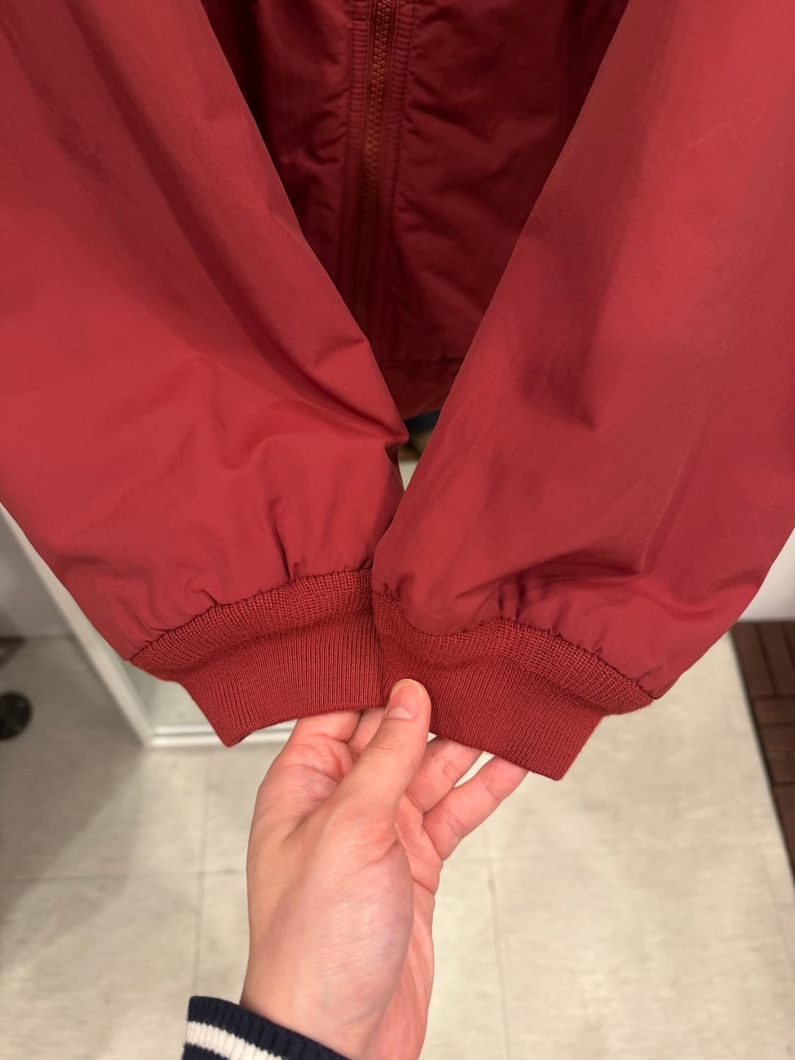 00s L.L.Bean 엘엘빈 플리스 웜업 나일론 봄버 자켓 상품이미지6