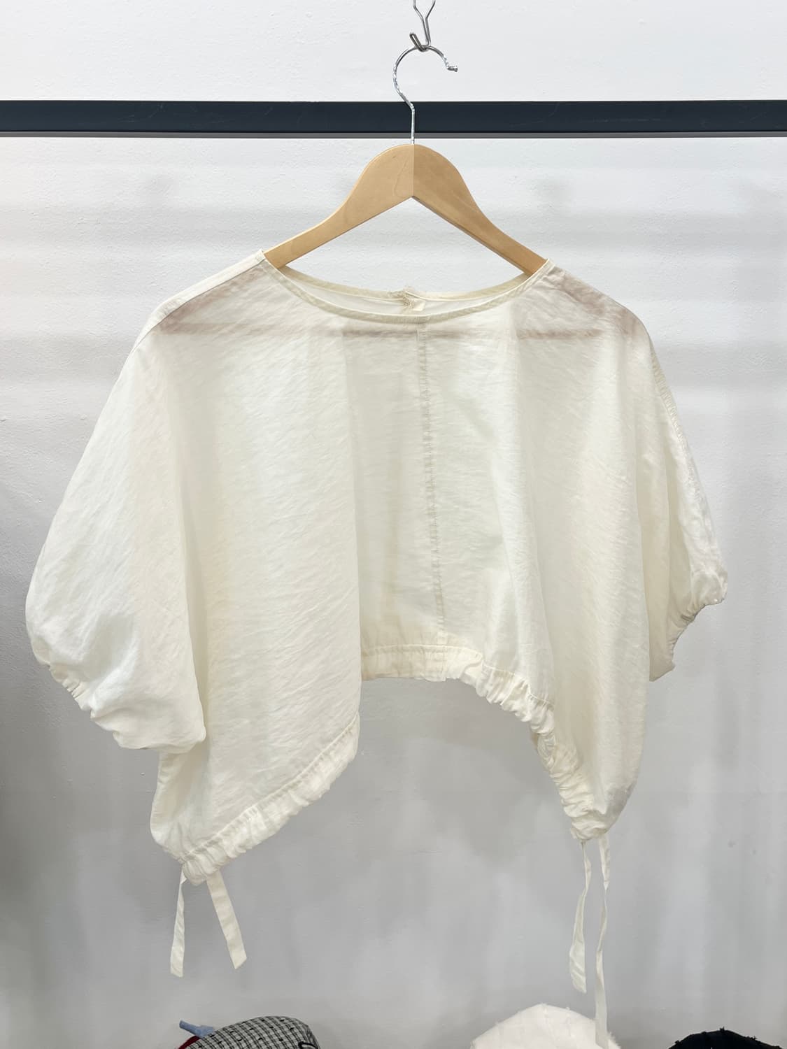 Drawstring Drape Blouse 상품이미지6