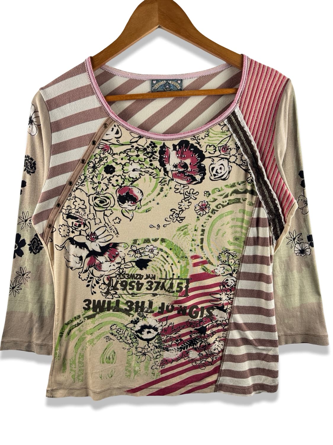 JPN 히피 키치 디테일 롱슬리브2884 상품이미지1