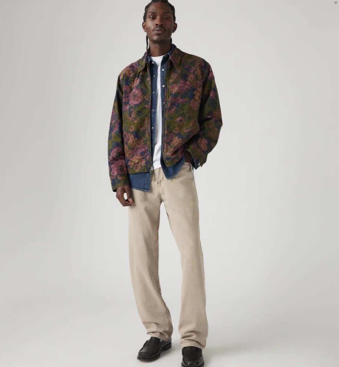 리바이스 프리미엄568 루즈핏 라이트웨이트진34"/연브라운 상품이미지2