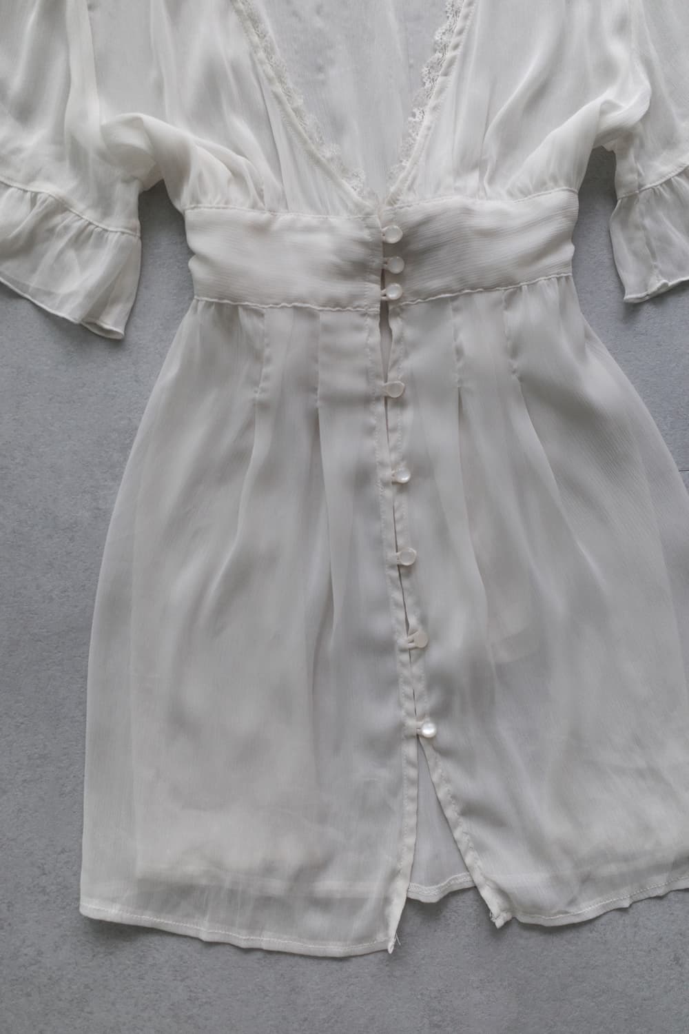 lace tie blouse 상품이미지4