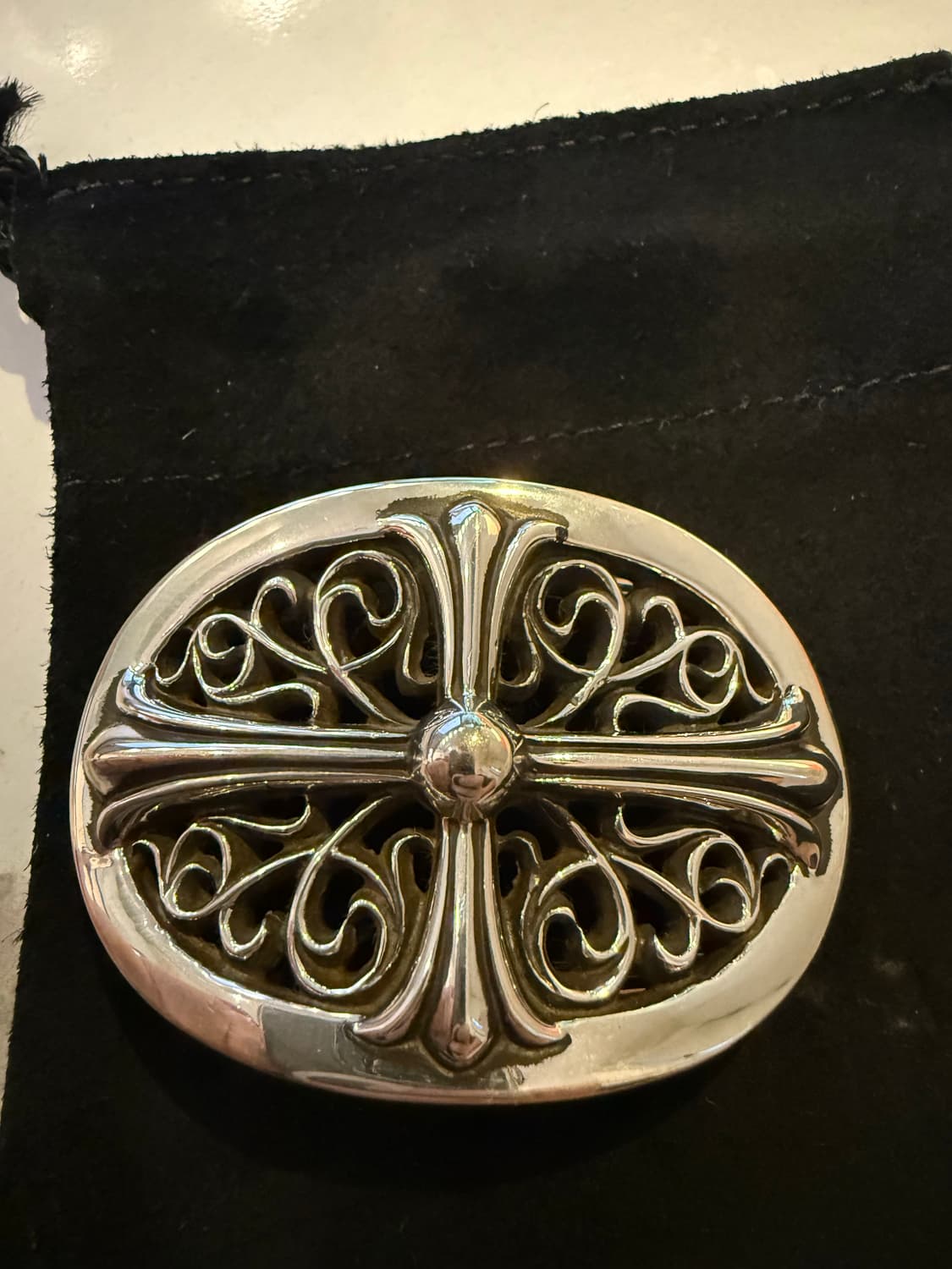 크롬하츠 클래식 오발 벨트 버클 1인치 상품이미지2