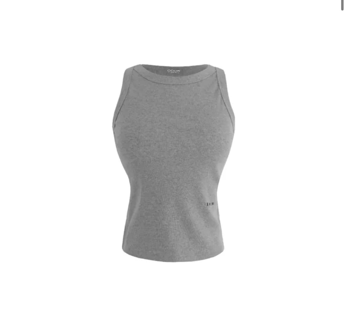 Odor 오도어 Slim sleeveless grey 상품이미지1