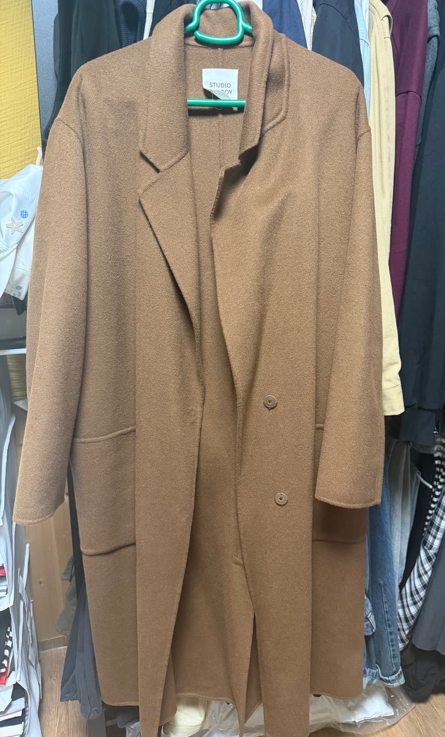 스튜디오톰보이 울코트 브라운 상품이미지1