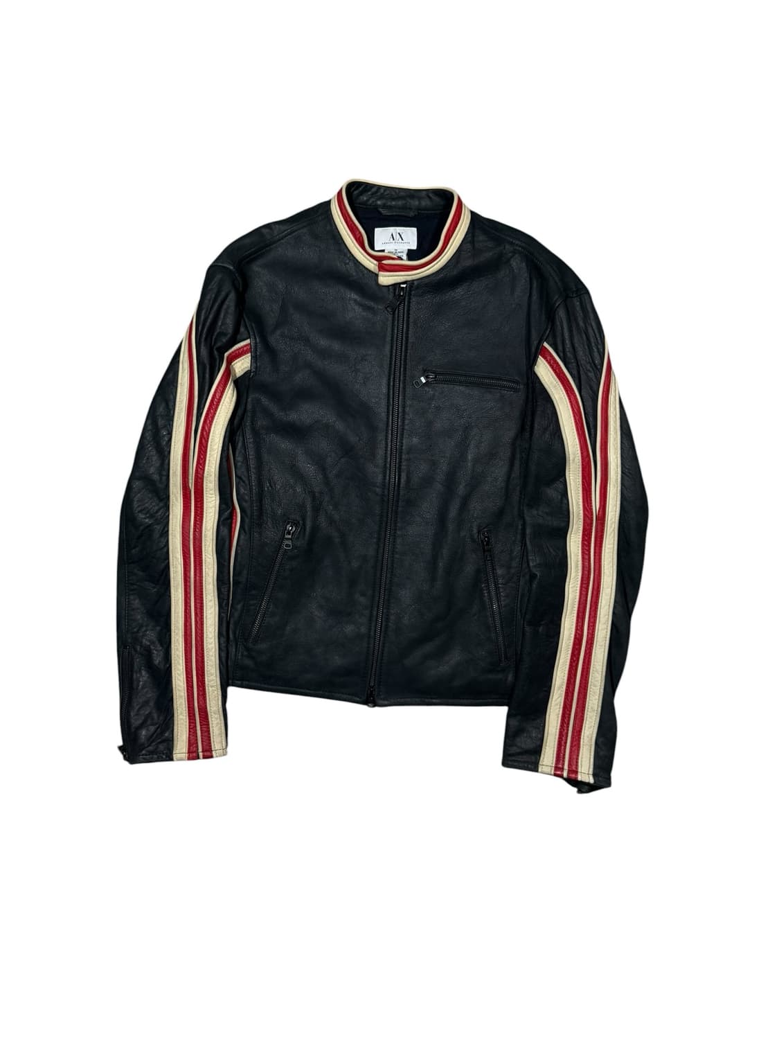 Armani Exchange 알마니 익스체인지 레더 바이커 자켓 상품이미지1