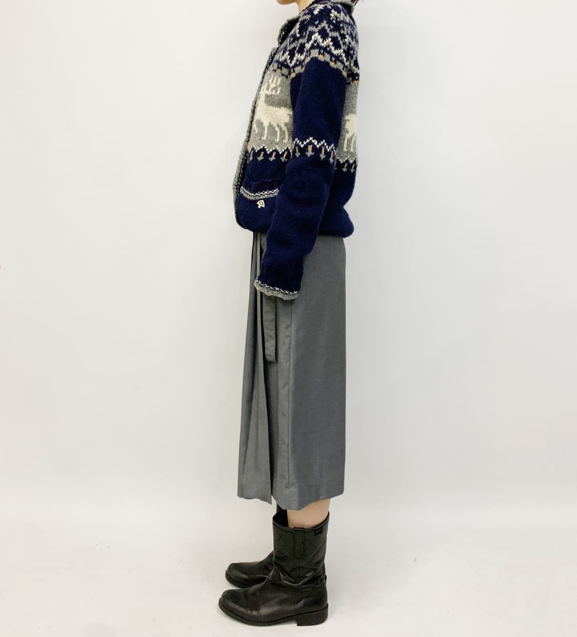 아놀드 파마 니트 가디건 상품이미지3