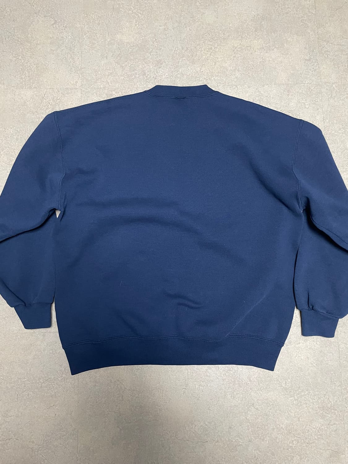 90s USA 러셀 RUSSELL 스웻 셔츠 맨투맨 네이비 상품이미지5