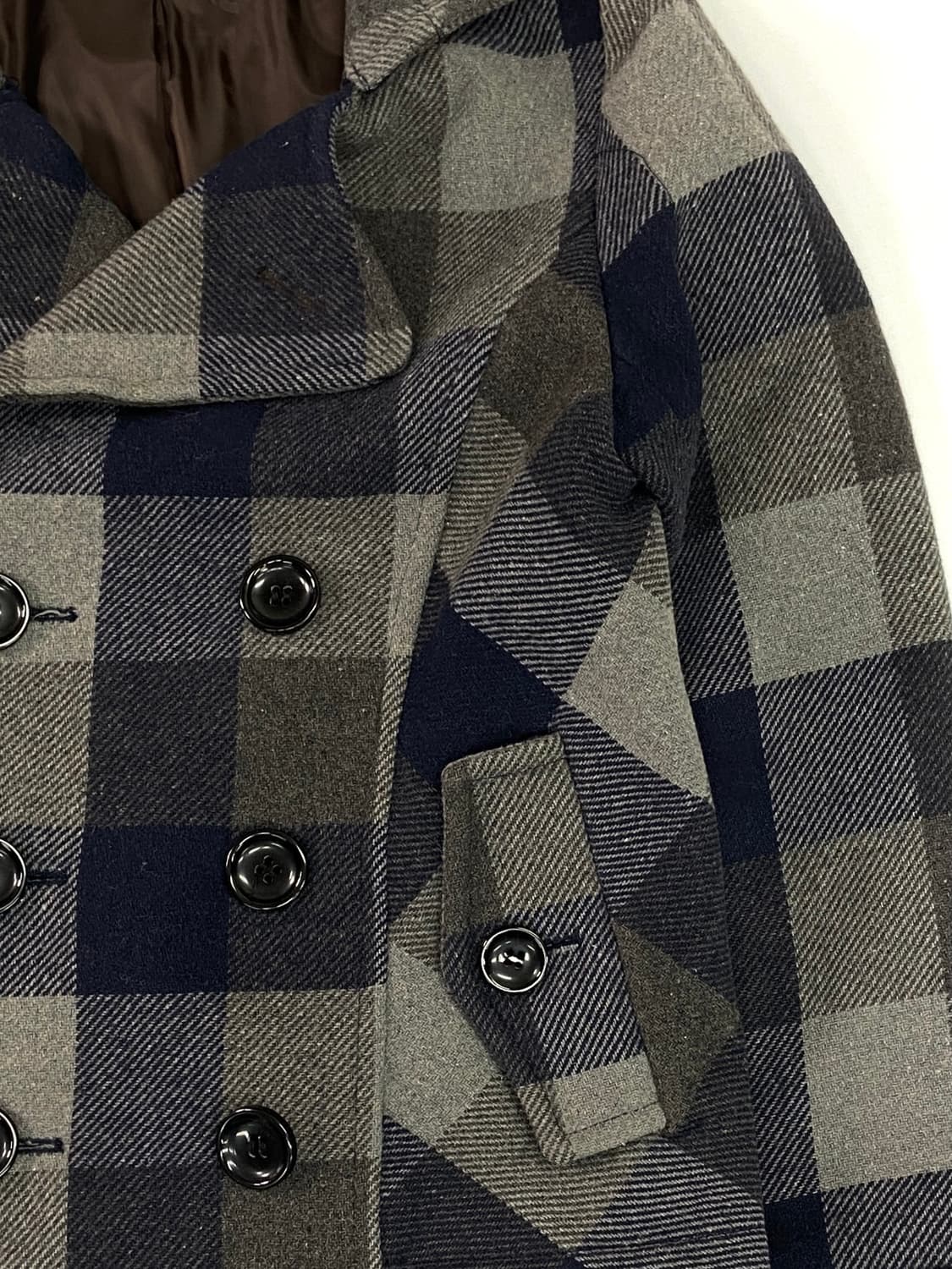 JPN Check coat .. 상품이미지4