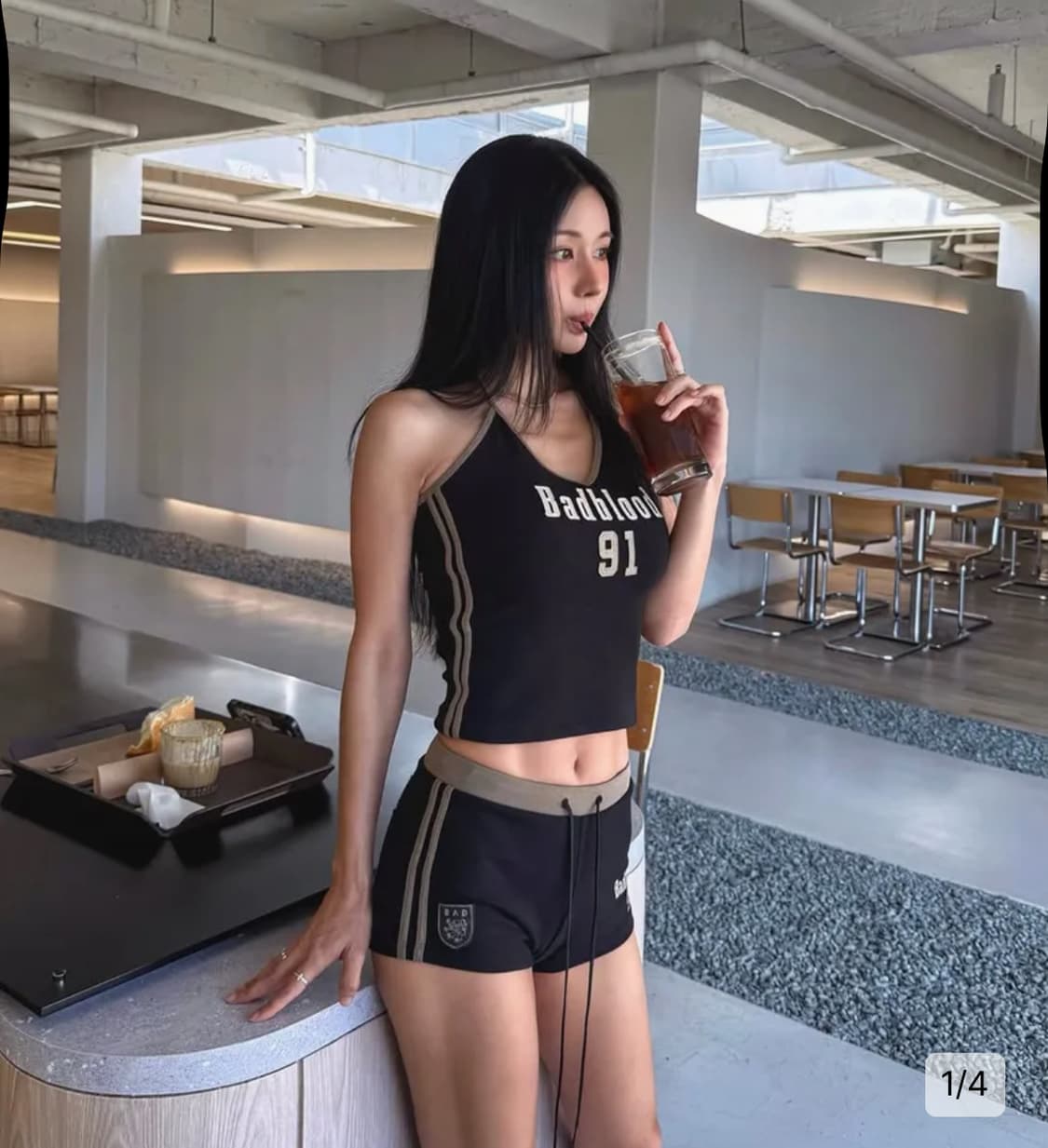 배드블러드 홀터넥 탱크/반바지 (50퍼할인) 상품이미지1