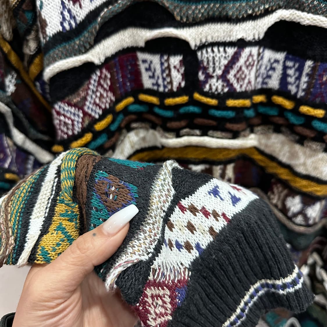 알베르토단티 빈티지 케이블 니트XL 상품이미지3