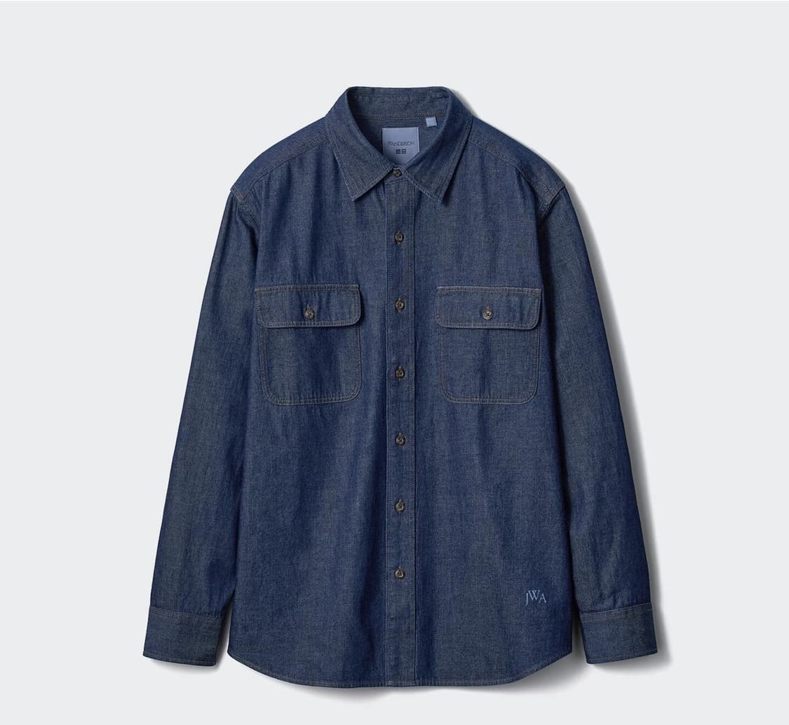 [새상품] 유니클로 JW앤더슨 데님셔츠 L 상품이미지1