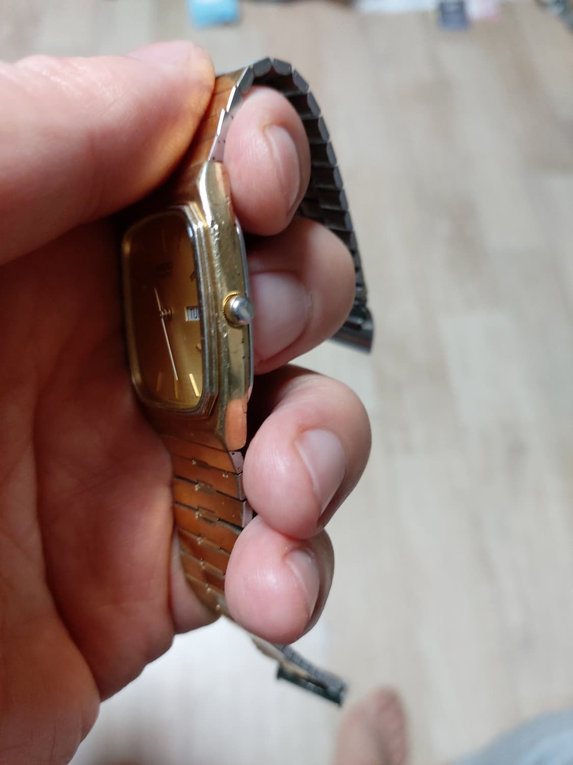 세이코 쿼츠 금장 빈티지 시계 상품이미지2