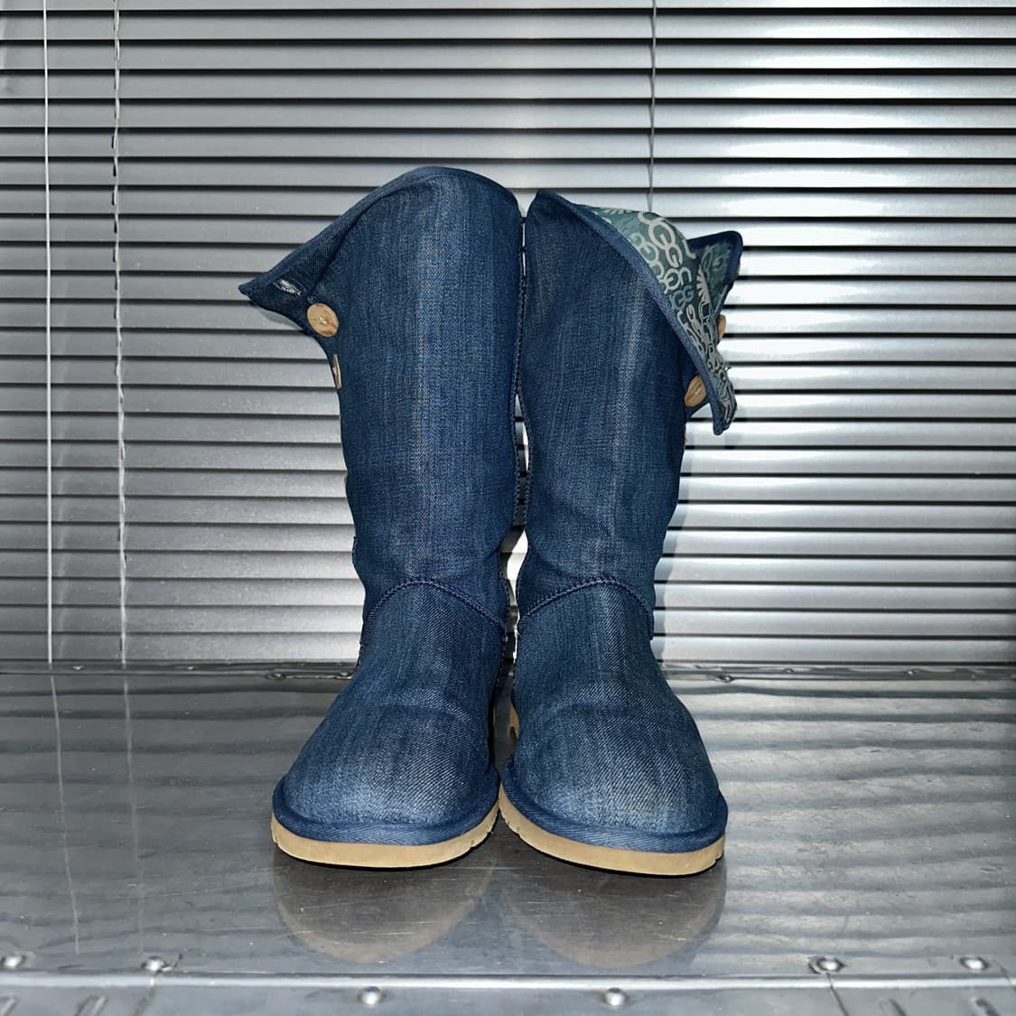 00s 데님 롱 어그 부츠 상품이미지3