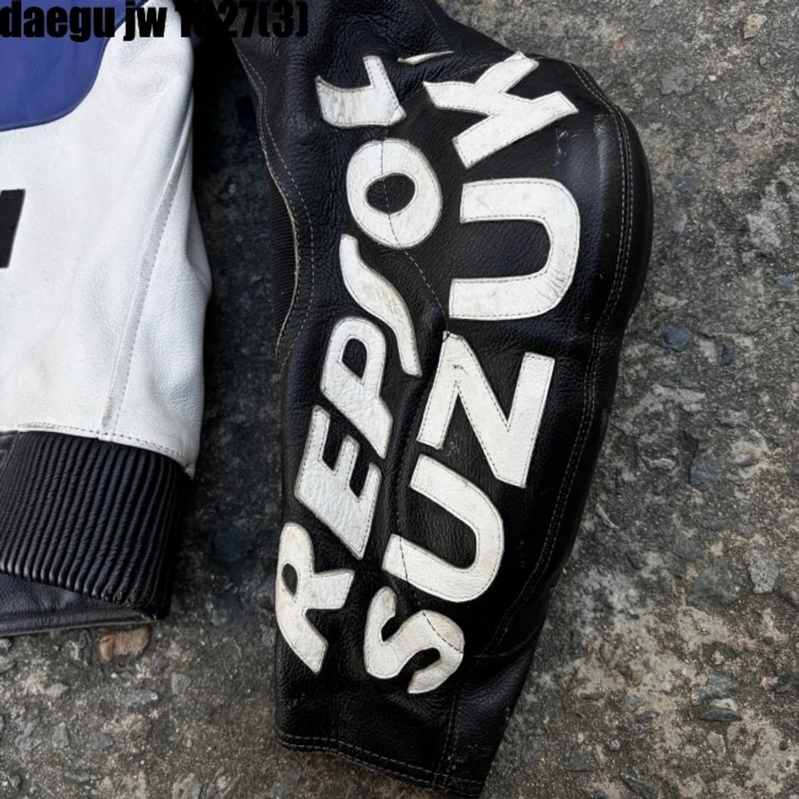 스즈키 가죽 라이더자켓 상품이미지5