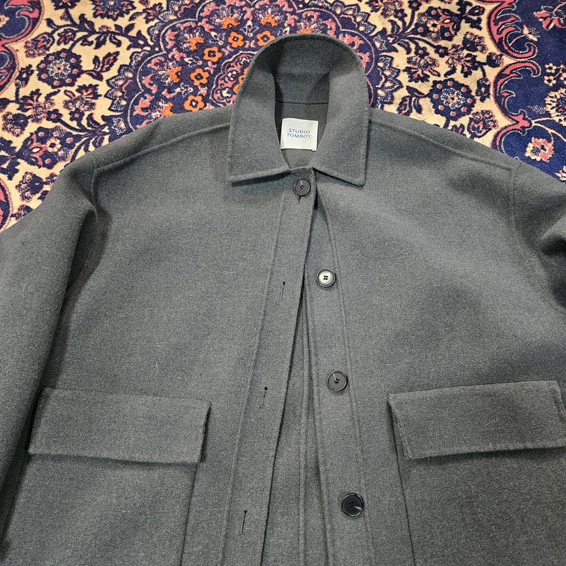(미사용)스튜디오톰보이 21aw 핸드메이드 루즈핏 자켓 상품이미지2