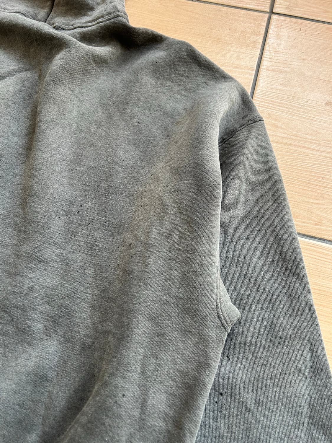 90‘s 러셀 썬페이드 후드집업 블랙 XXL 상품이미지7