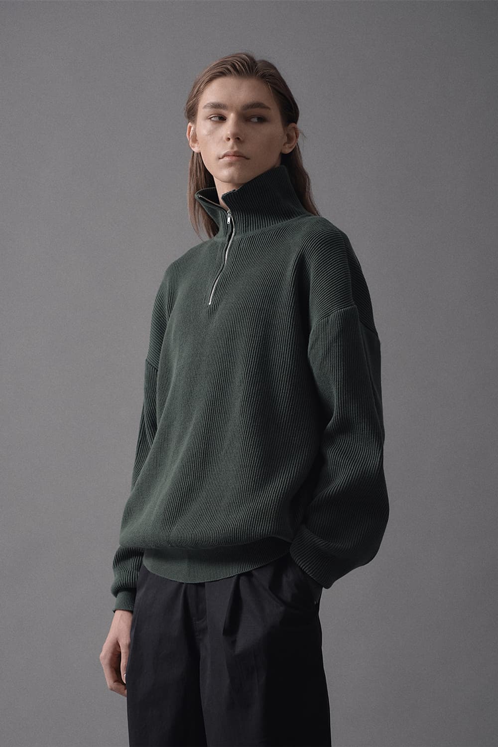 마티스 더 큐레이터 하프집업 니트 / 남성 니트/ 남자 니트  상품이미지1