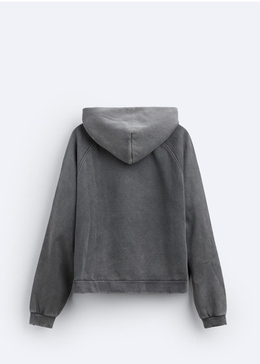 자라 zara 박시핏 boxy fit 크롭 후드 상품이미지2