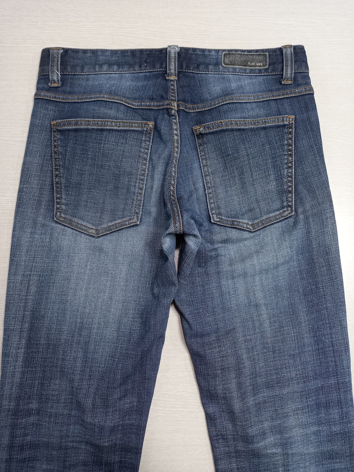 30 PLAC Berlin 워싱 스판 슬림일자 진청 30-224 상품이미지4