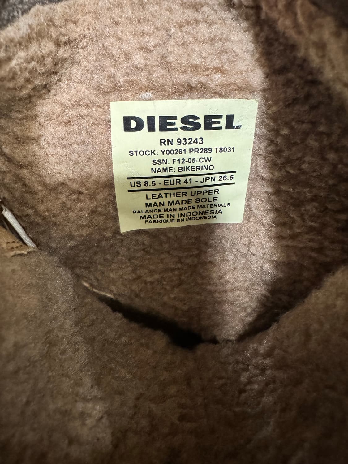 디젤 바이커부츠 상품이미지5