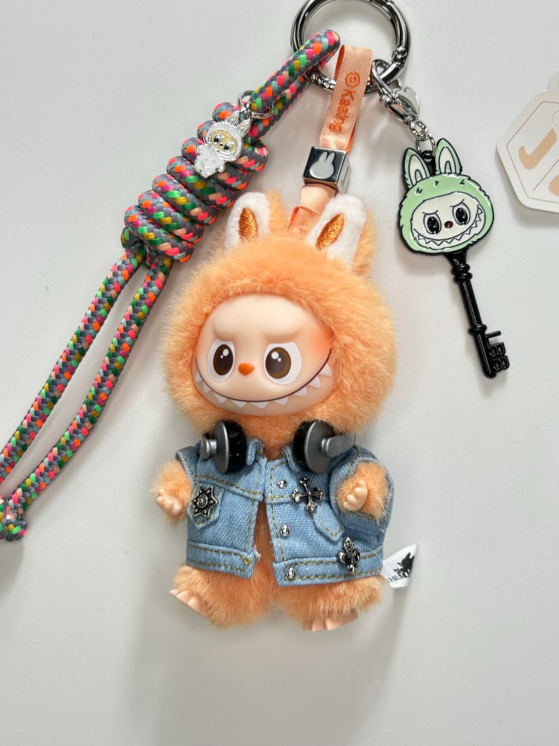 🐰미니라부부 내 마음속 비밀번호”J”커스텀키링 상품이미지2