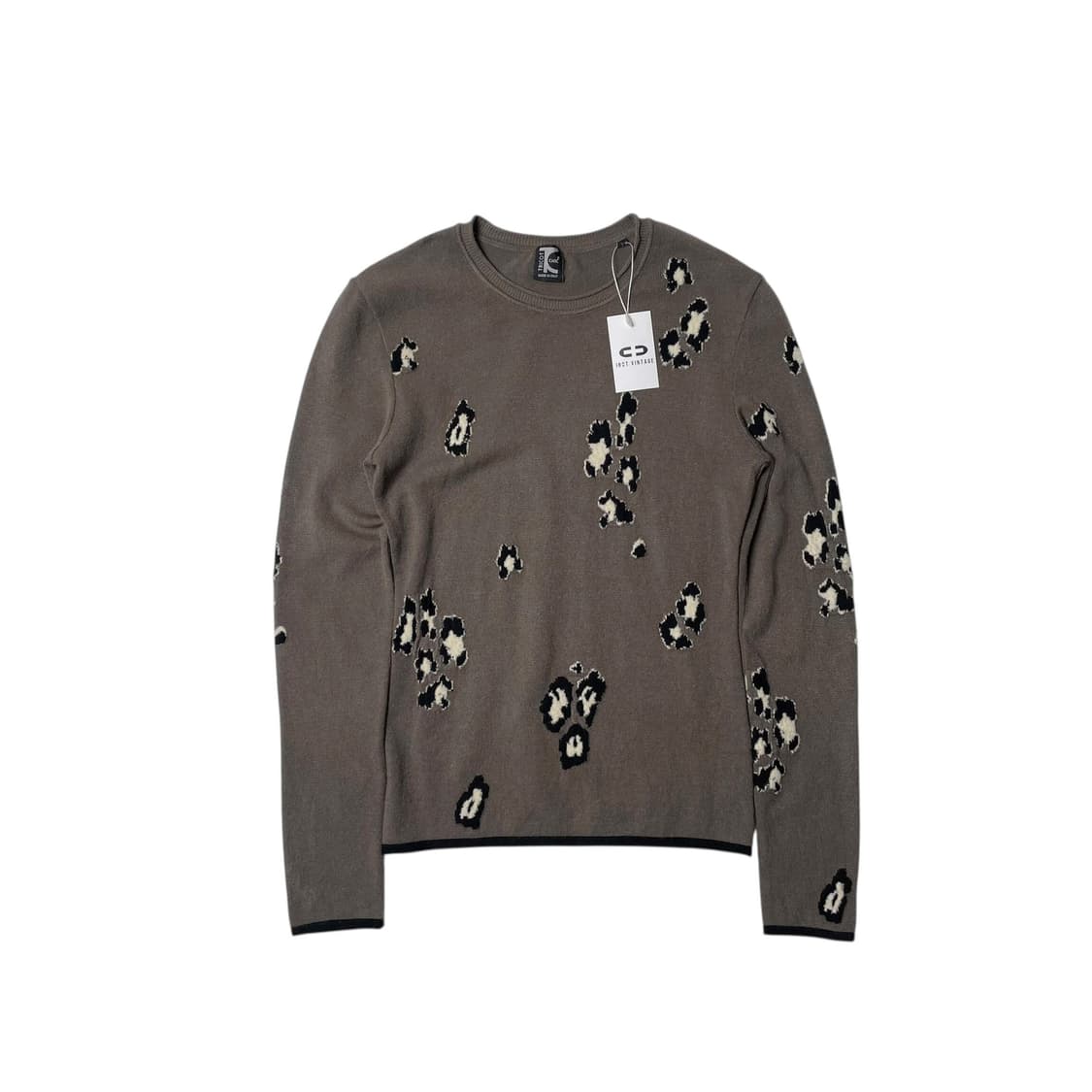 Tricot chic 레오파드 비스코스 블렌드 니트(italy made) 상품이미지1